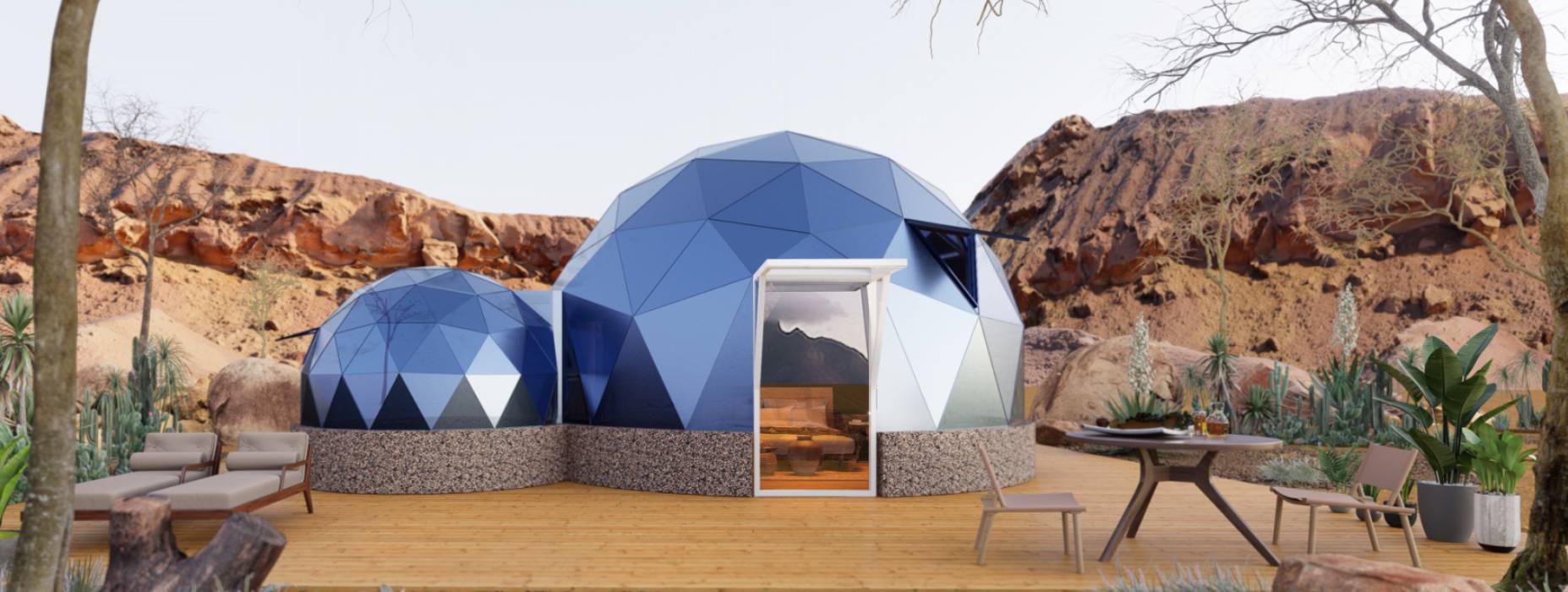 杭锦旗球形智能光伏玻璃星空房